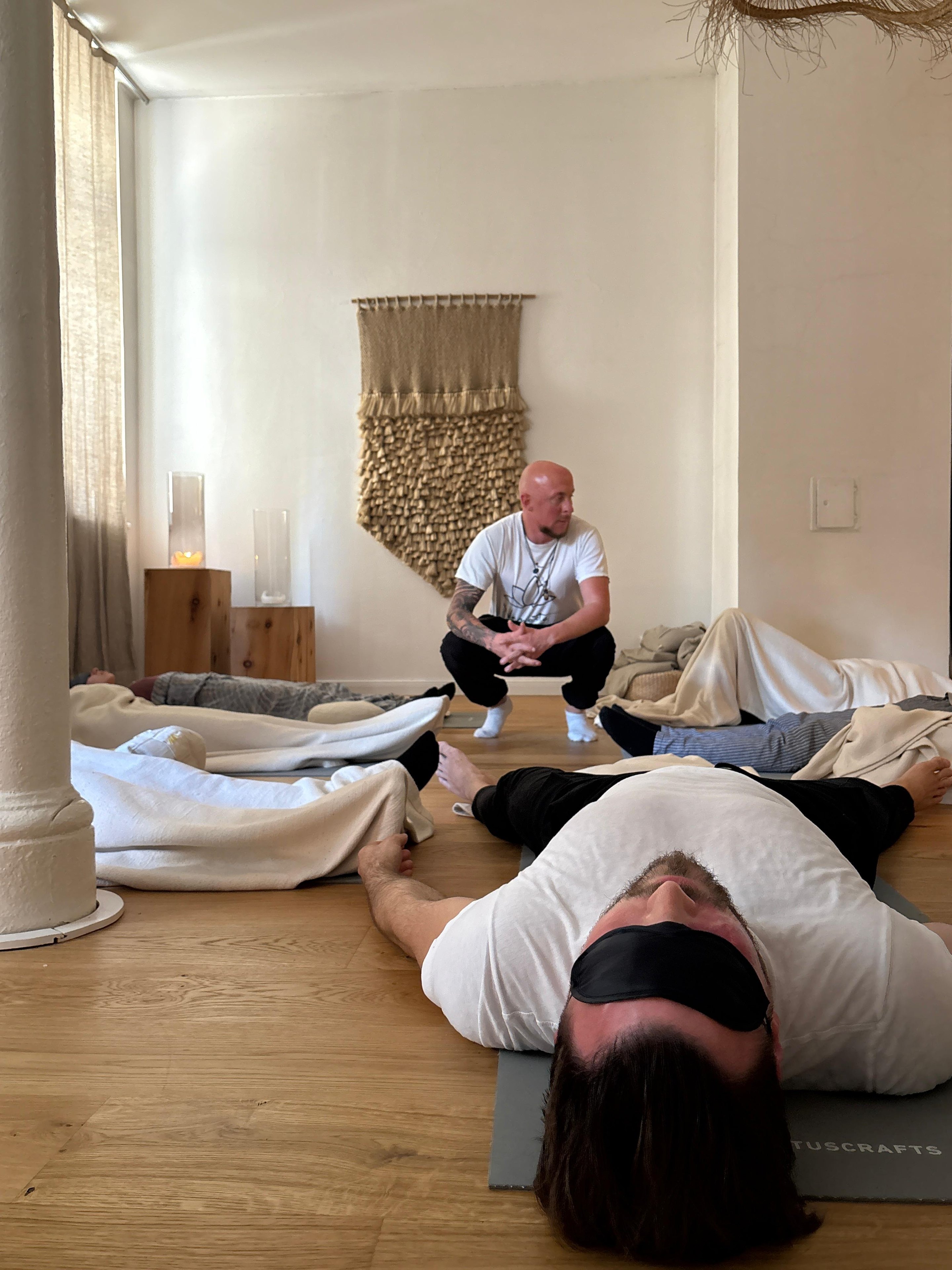 Breathwork-Session in der Gruppe